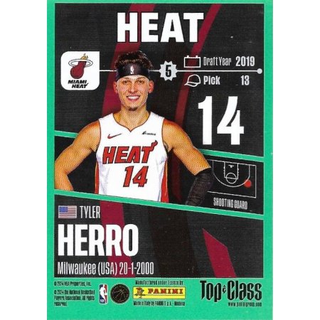 2023-24 PANINI NBA Top Class - #37 - Tyler Herro - Miami Heat